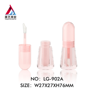 实心盖透明圆锥形唇彩管包材