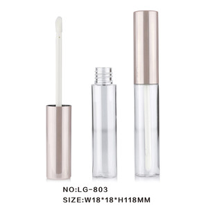 新款吹瓶圆形唇彩瓶唇釉瓶彩妆包材