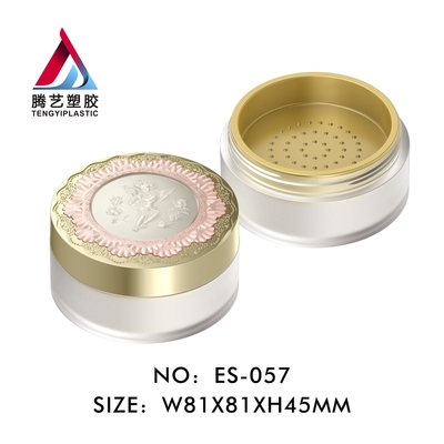 天使散粉盒雕花欧式散粉罐包材