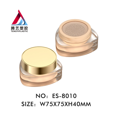 三角玻璃瓶气垫遮瑕粉盒包材