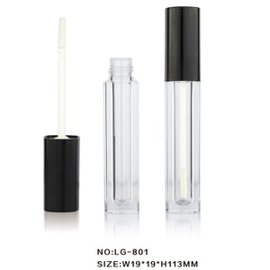 塑料注塑瓶方形圆角唇彩瓶 唇釉管包材