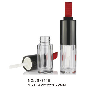 吊绳系列の圆形注塑唇彩瓶 化妆品包材LG-814E