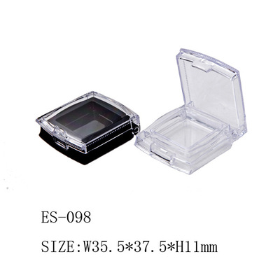 全透明单色方形眼影盒 腮红盒ES-098