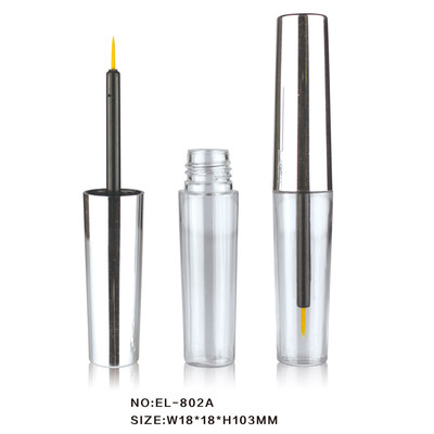 时尚圆形眼线液瓶假睫毛胶水瓶包材