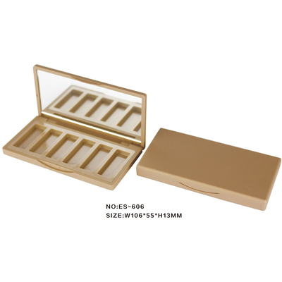 新款方形翻盖六色眼影盒6色眼影盘包材