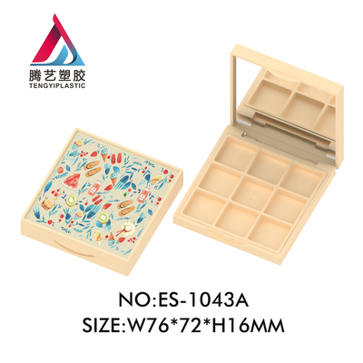 方形贴片九宫格眼影盘包材