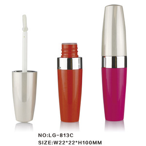 时尚多彩套中圈唇彩瓶 LG-813C 化妆品包材 唇彩管
