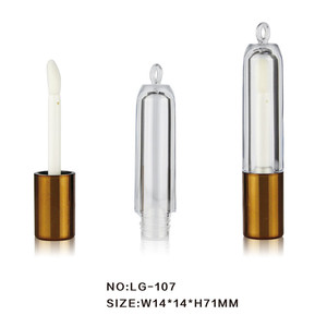 迷你瓶底带圆环圆形小唇彩管 唇蜜管LG-107