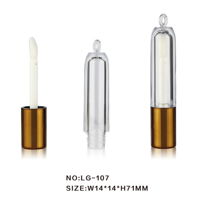 迷你瓶底带圆环圆形小唇彩管 唇蜜管LG-107
